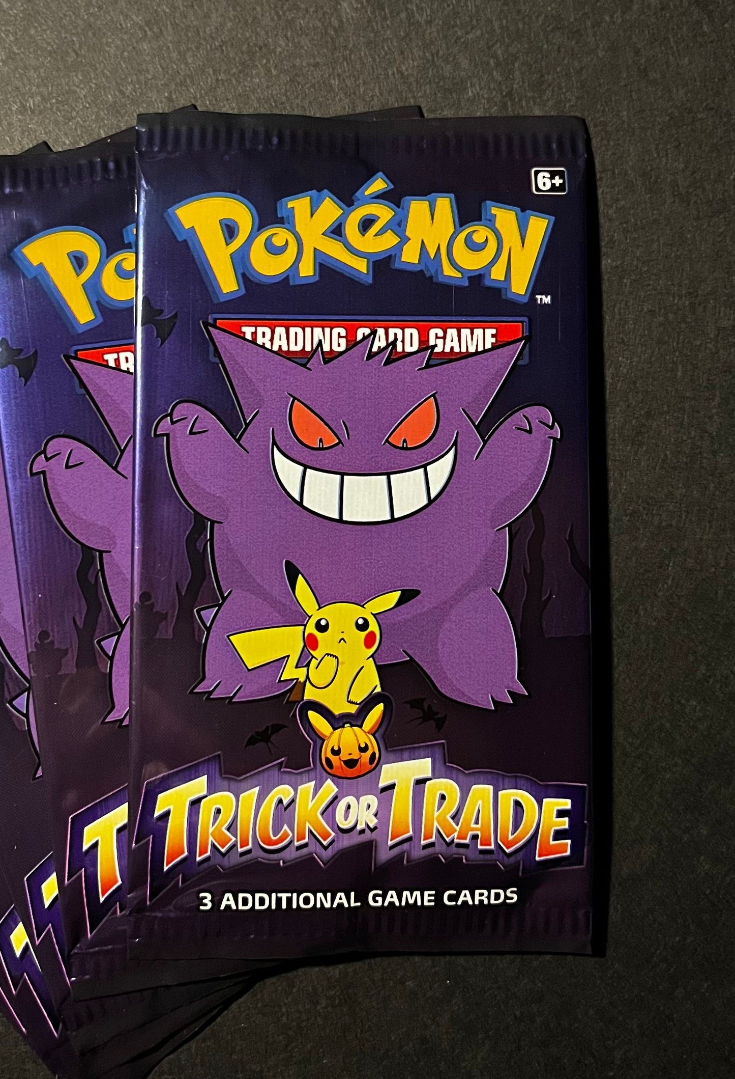 Pokemon Trick or Trade - Single Sealed Mini Booster Pack - 3 Cards per Pack