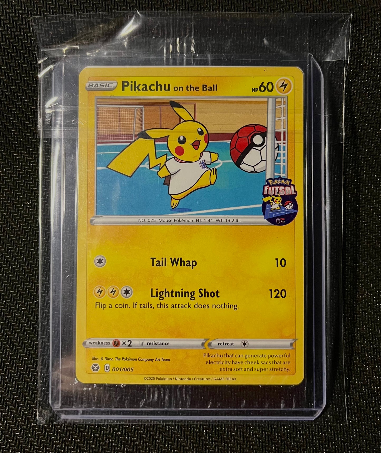 Pikachu on the Ball 2020 Promo Card (Sealed)